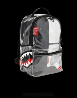 20/20 VISION DOUBLE CARGO SIDE SHARK CLEAR BACKPACK