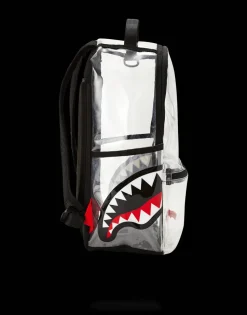 20/20 VISION DOUBLE CARGO SIDE SHARK CLEAR BACKPACK