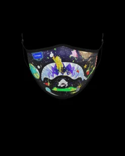 ADULT ASTRO PARTY FORM-FITTING FACE MASK