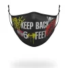 ADULT BACK IT UP FORM FITTING FACE MASK