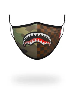 ADULT CHECKS & CAMO FORM FITTING FACE MASK