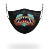ADULT DRAGON SHARK FORM FITTING FACE MASK