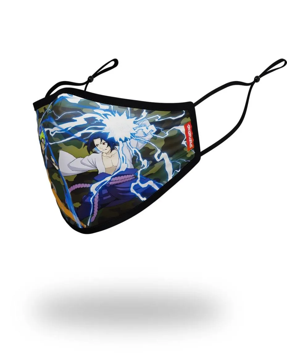 ADULT NARUTO VS SASUKE FORM FITTING FACE-COVERING