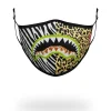 ADULT SAFARI SHARK FORM FITTING FACE MASK