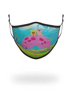 ADULT SPONGEBOB JELLY SHARK FORM FITTING FACE-COVERING