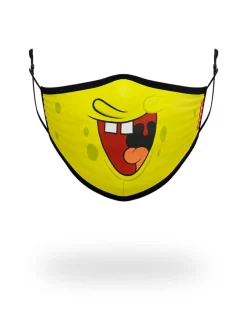 ADULT SPONGEBOB SMILE FORM FITTING FACE-COVERING
