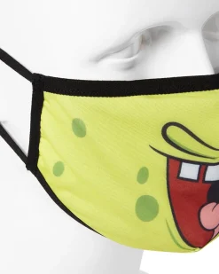 ADULT SPONGEBOB SMILE FORM FITTING FACE-COVERING
