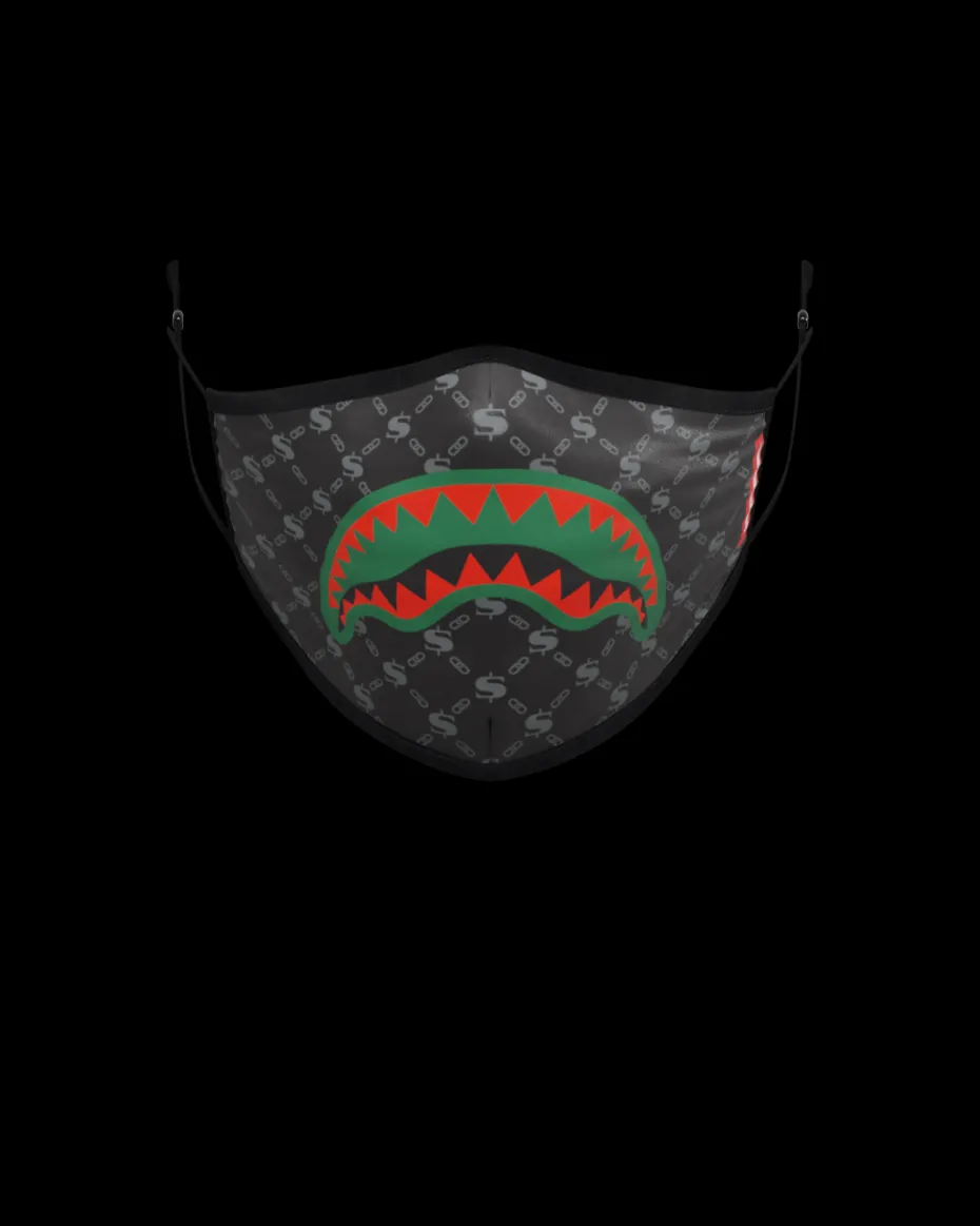 ADULT SPUCCI (BLACK) FORM-FITTING FACE MASK