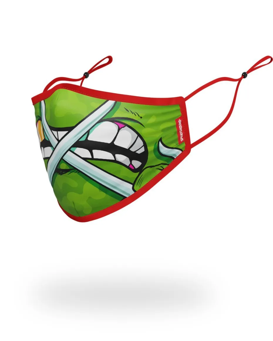 ADULT TMNT: RAPHAEL SHARK FORM FITTING FACE-COVERING