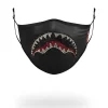 ADULT TRINITY SHARK FORM FITTING FACE MASK
