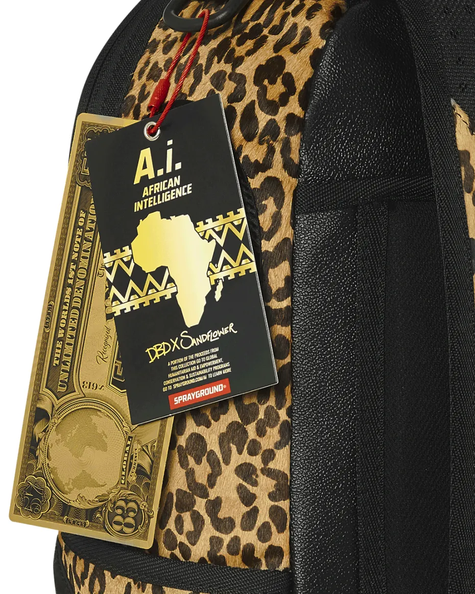 AFRICAN INTELLIGENCE 9 COURAGE LIVES ON BACKPACK - SANDFLOWER COLLAB
