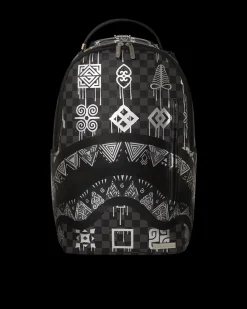 AFRICAN INTELLIGENCE 9 POWER GLYPHICS BACKPACK - SANDFLOWER COLLAB