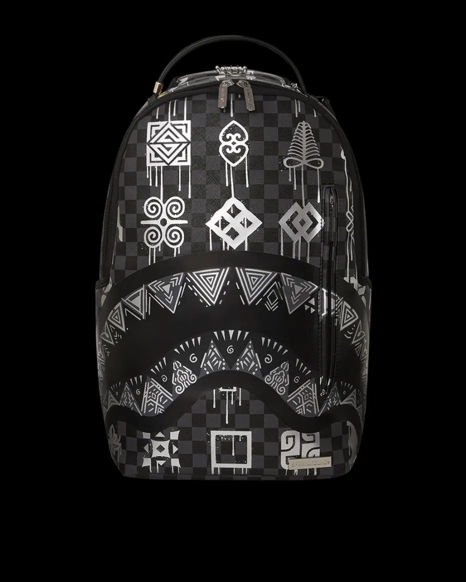 AFRICAN INTELLIGENCE 9 POWER GLYPHICS BACKPACK - SANDFLOWER COLLAB