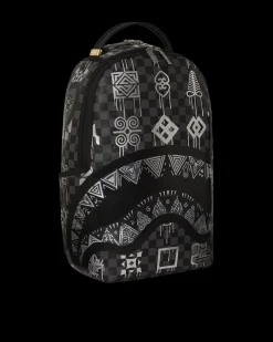 AFRICAN INTELLIGENCE 9 POWER GLYPHICS BACKPACK - SANDFLOWER COLLAB