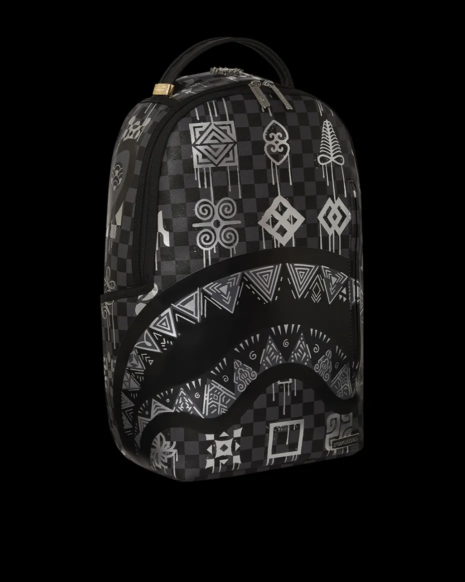 AFRICAN INTELLIGENCE 9 POWER GLYPHICS BACKPACK - SANDFLOWER COLLAB