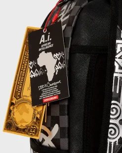 AFRICAN INTELLIGENCE 9 POWER GLYPHICS BACKPACK - SANDFLOWER COLLAB