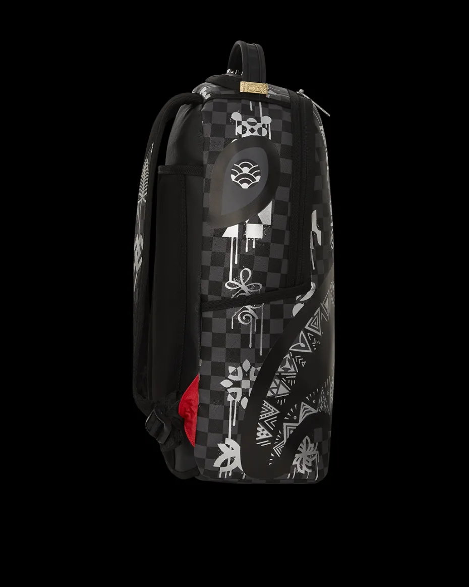 AFRICAN INTELLIGENCE 9 POWER GLYPHICS BACKPACK - SANDFLOWER COLLAB