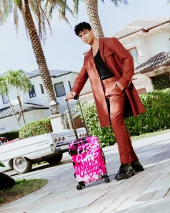 AFTERGLOW SKYGLOW SHARKNAUTICS HARDSHELL CARRY-ON LUGGAGE
