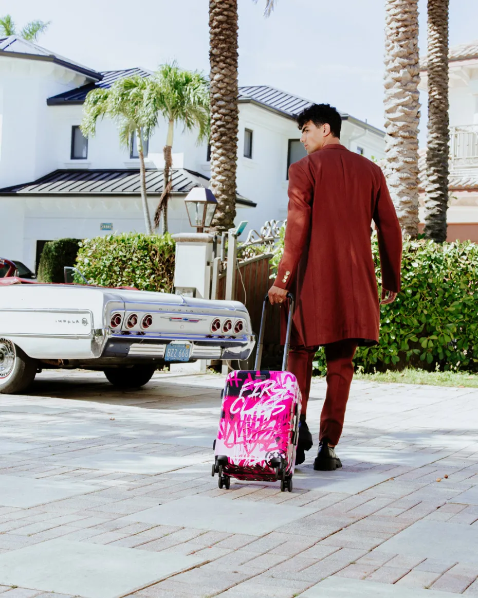 AFTERGLOW SKYGLOW SHARKNAUTICS HARDSHELL CARRY-ON LUGGAGE