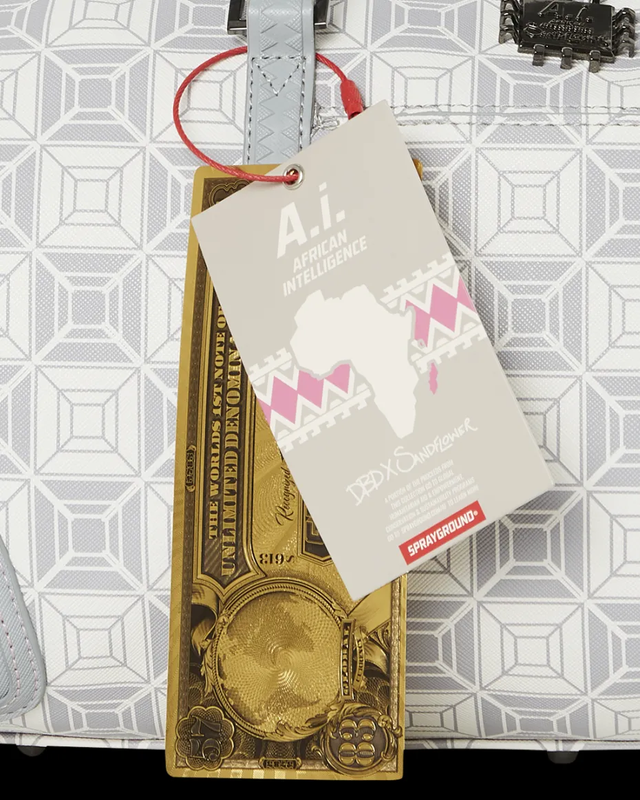 A.I.8 AFRICAN INTELLIGENCE BOOKED & BUSY MINI DUFFLE