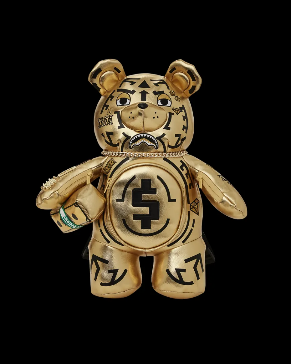 A.I.8 AFRICAN INTELLIGENCE PATH TO THE FUTURE II MEDIUM MONEYBEAR TEDDYBEAR BACKPACK