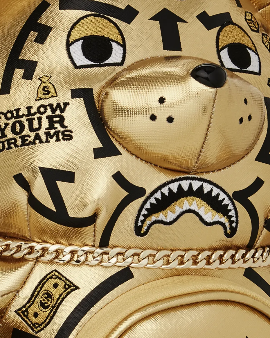 A.I.8 AFRICAN INTELLIGENCE PATH TO THE FUTURE II MEDIUM MONEYBEAR TEDDYBEAR BACKPACK