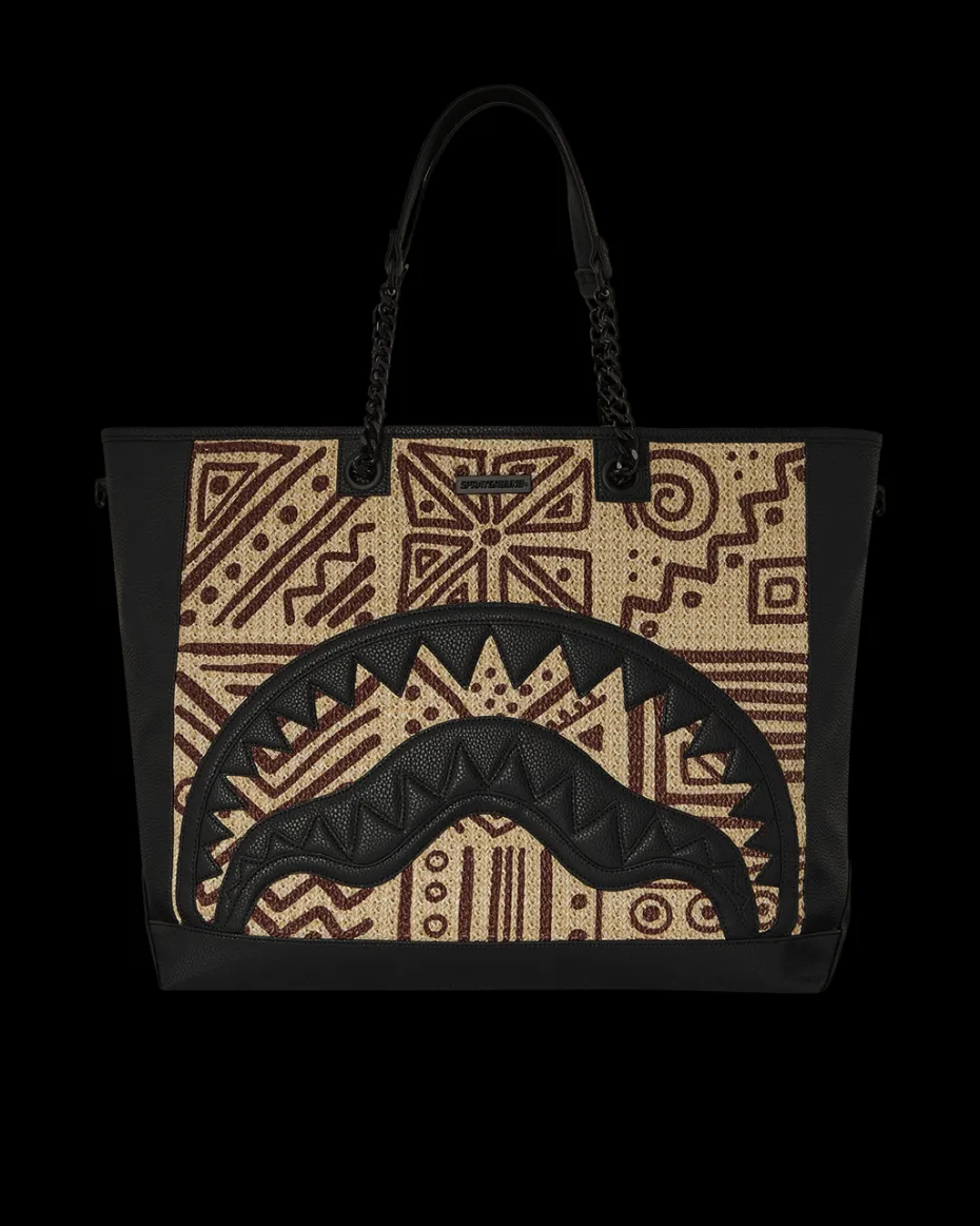A.I. PALM MIRAGE SHARK LUXE BEACH TOTE