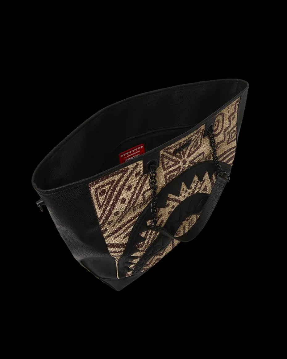 A.I. PALM MIRAGE SHARK LUXE BEACH TOTE