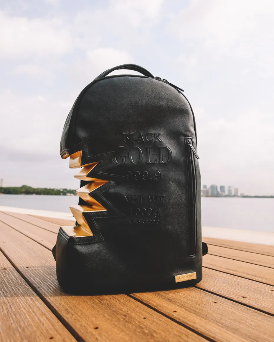 A.i.3 SHARK BITE BLACK GOLD BACKPACK (DLXV)