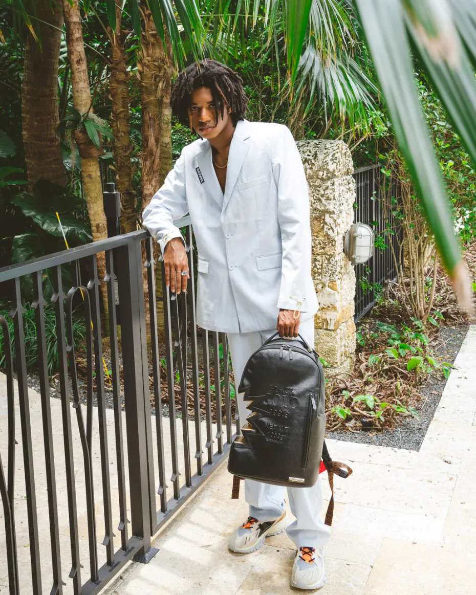 A.i.3 SHARK BITE BLACK GOLD BACKPACK (DLXV)