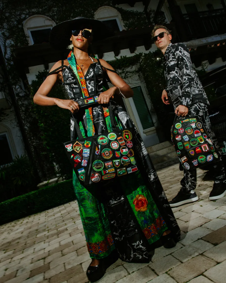A.I. THE 54 (PATCHES OF AFRICA) CARGO BACKPACK