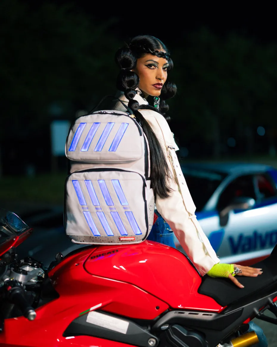 BAG TO THE FUTURE II - LED LIGHT-UP TROOPER BACKPACK