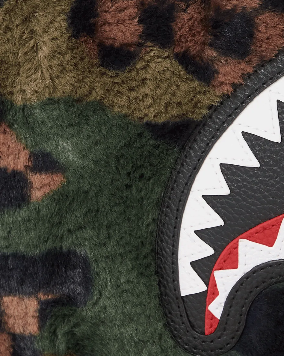 BIG SKY FUR SHARK CROSSOVER CLUTCH