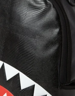 BLACK REPTILE SHARK BACKPACK (ONE OF ONE)