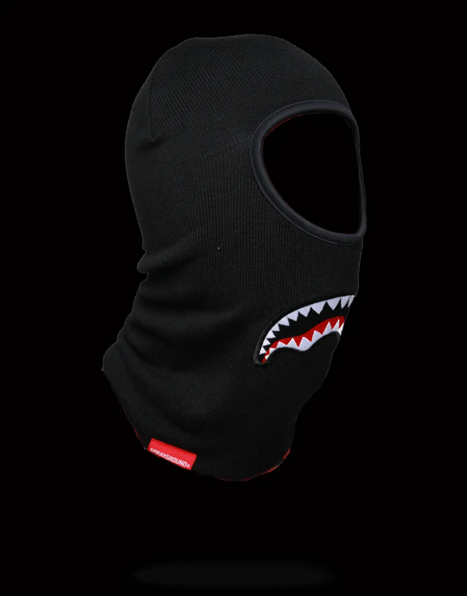 BLACK SHARKMOUTH SKI MASK