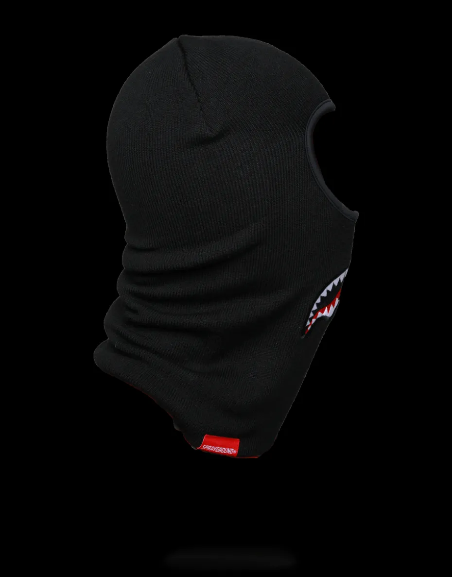 BLACK SHARKMOUTH SKI MASK