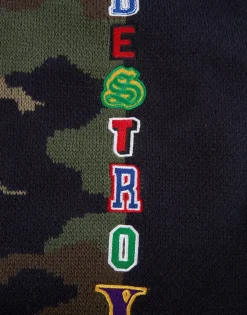 CAMO DESTROY SKI MASK