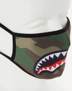 CAMO SHARKMOUTH FORM-FITTING MASK