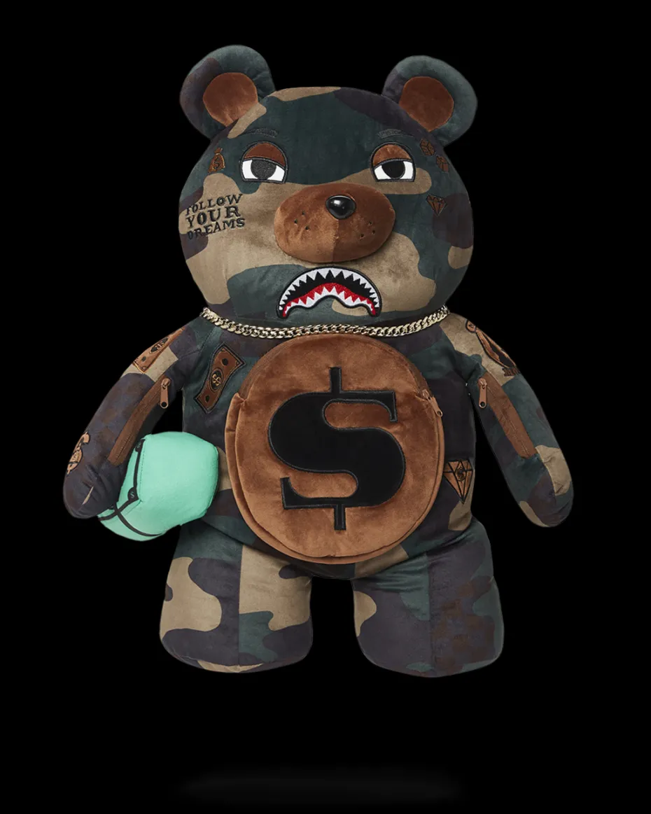 CAMOCHECK MONEYBEAR TEDDYBEAR BACKPACK