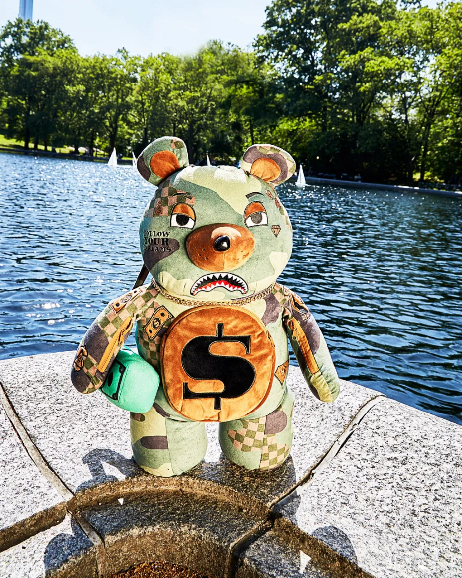 CAMOCHECK MONEYBEAR TEDDYBEAR BACKPACK