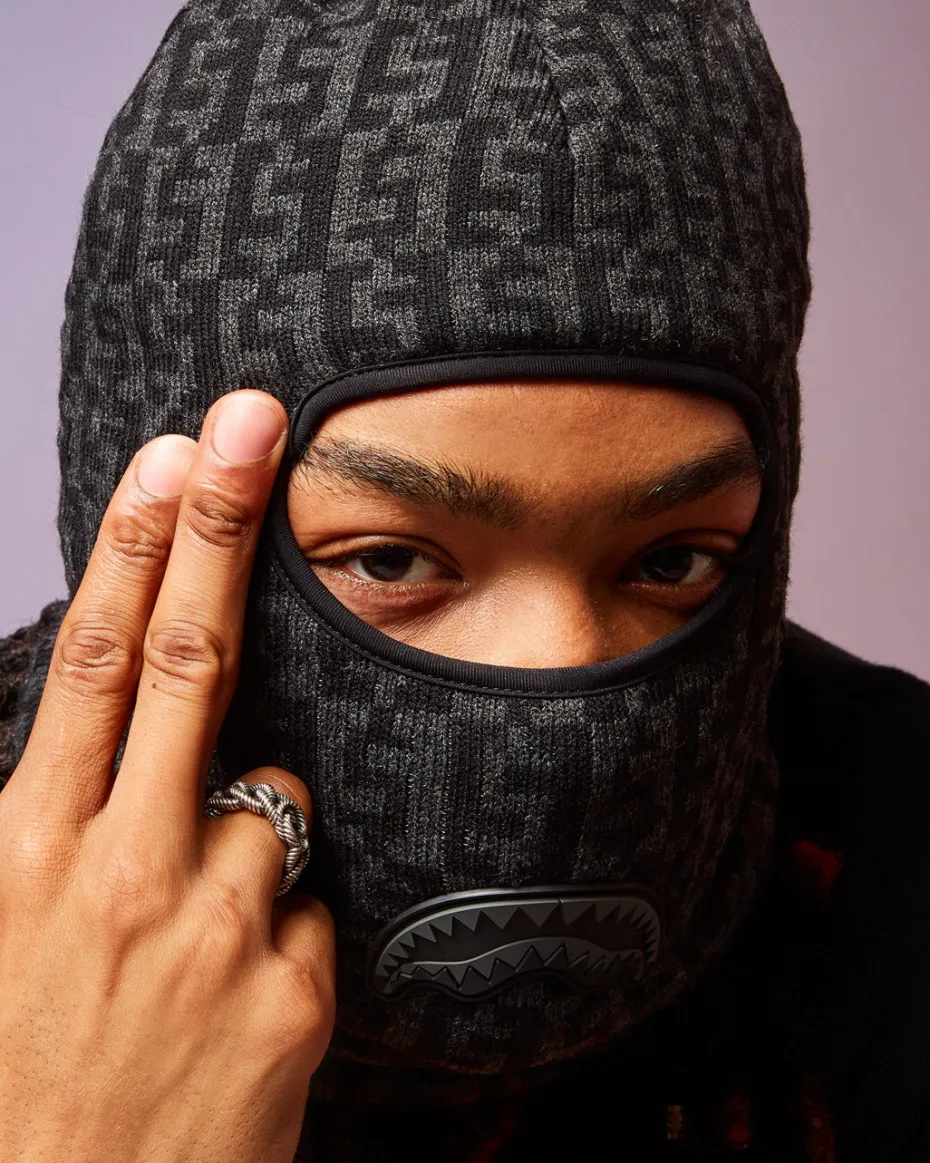 CASHIN CHECKS SKI MASK (GRAY)