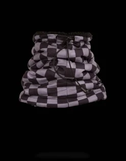 CHECKERED SHARK NECK WARMER