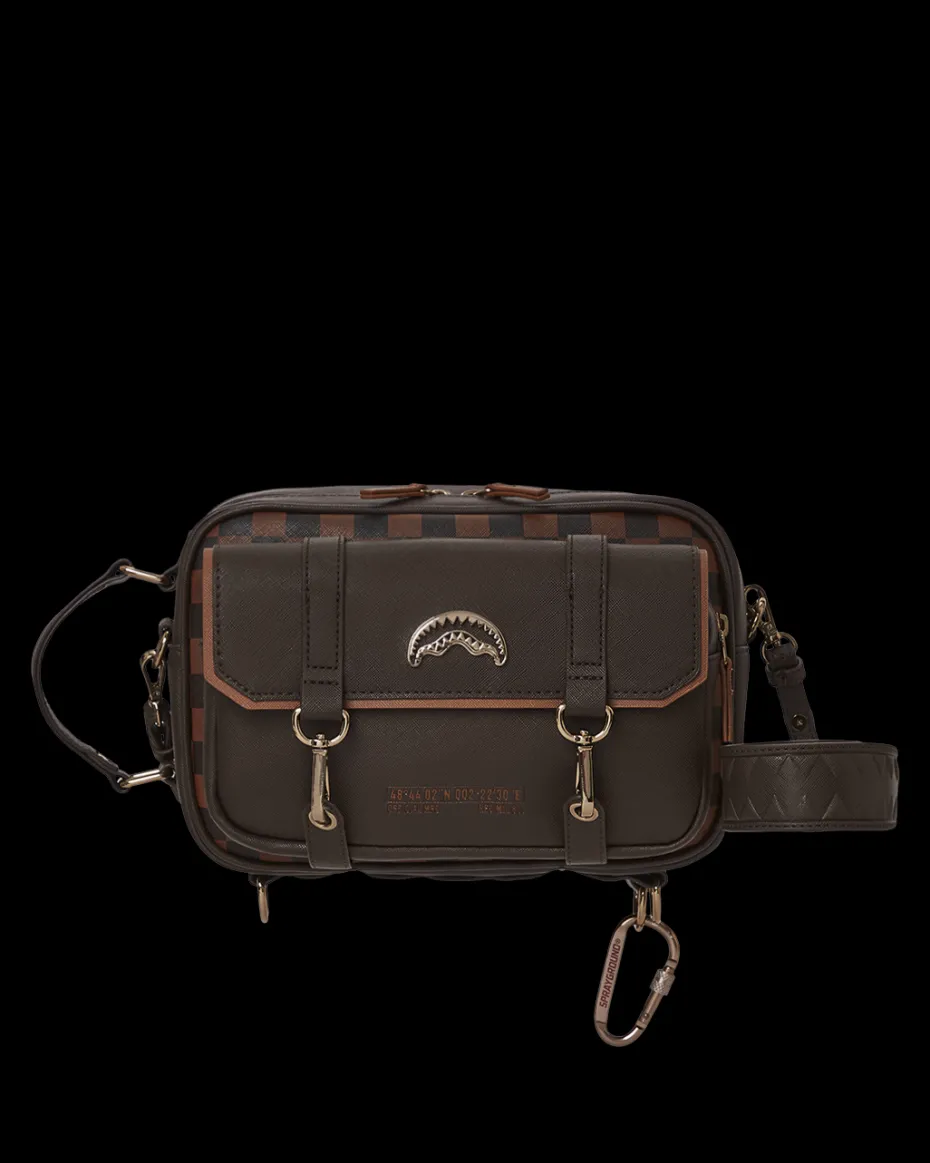 CHECKMATE ROYALE MESSENGER BRICK BAG