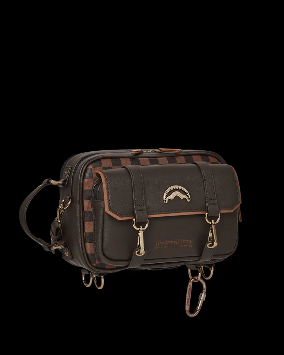 CHECKMATE ROYALE MESSENGER BRICK BAG