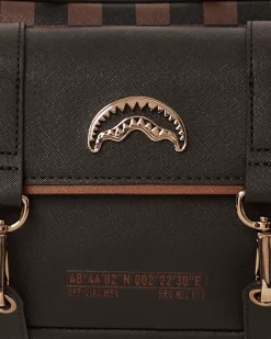 CHECKMATE ROYALE MESSENGER BRICK BAG