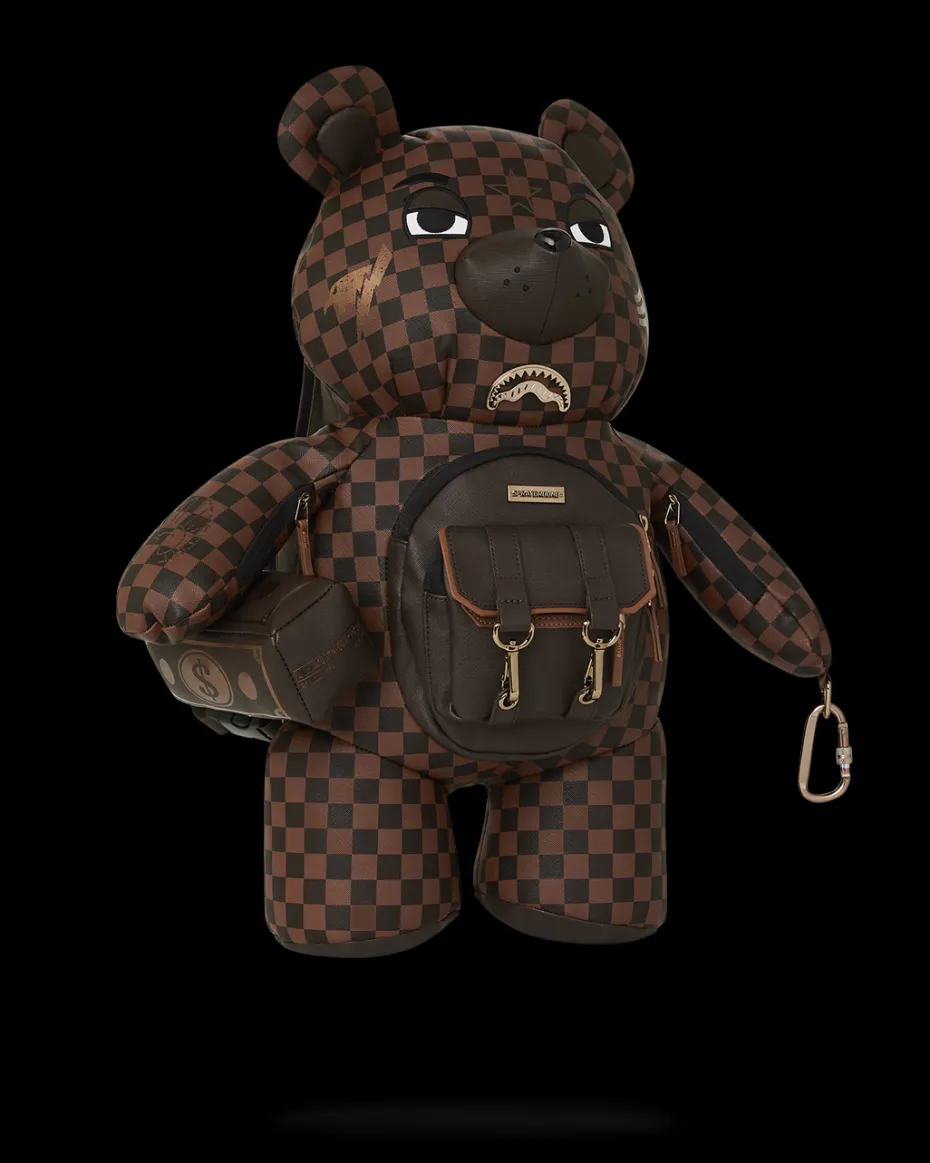 CHECKMATE ROYALE MONEYBEAR TEDDYBEAR BACKPACK