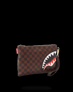 CHECKS IN CAMOFLAUGE CROSSOVER CLUTCH