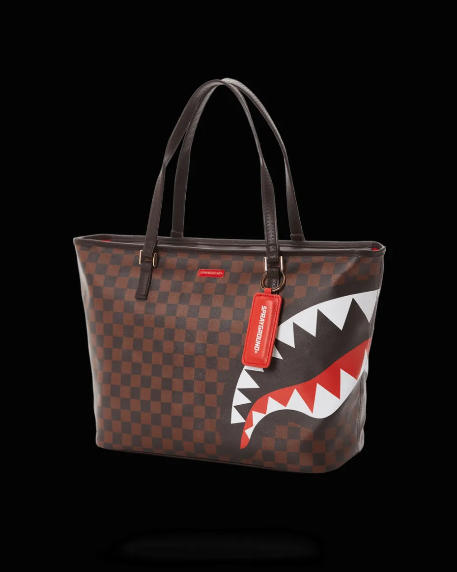 CHECKS IN CAMOFLAUGE TOTE