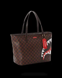 CHECKS IN CAMOFLAUGE TOTE