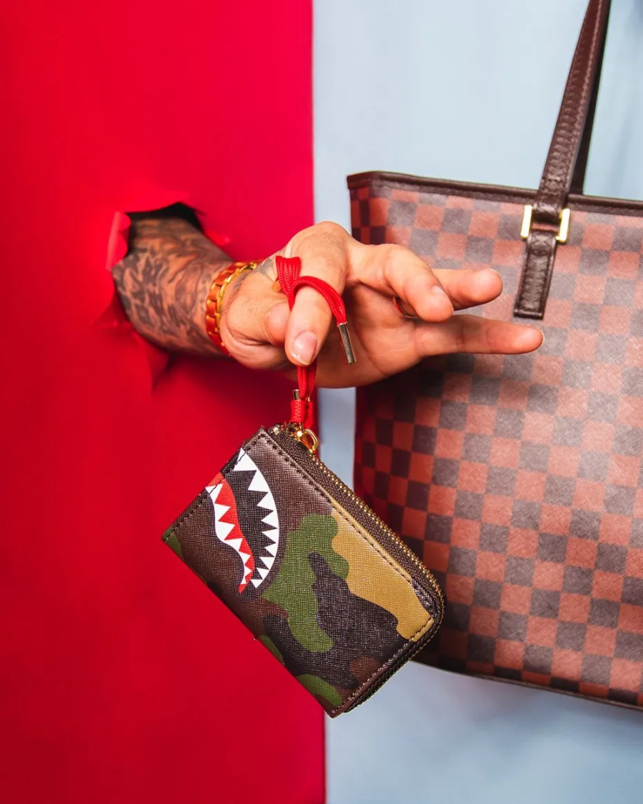 CHECKS IN CAMOFLAUGE WALLET